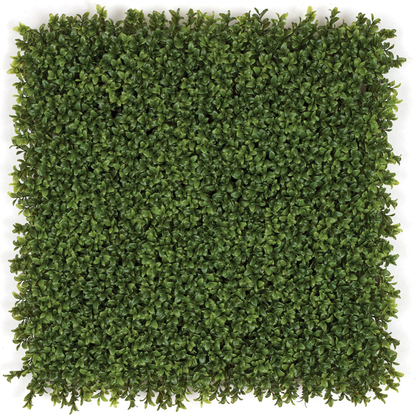 20"x20"x3" Outdoor UV-Proof Artificial English Boxwood Mat -2 Tone Green (Pack of 3)