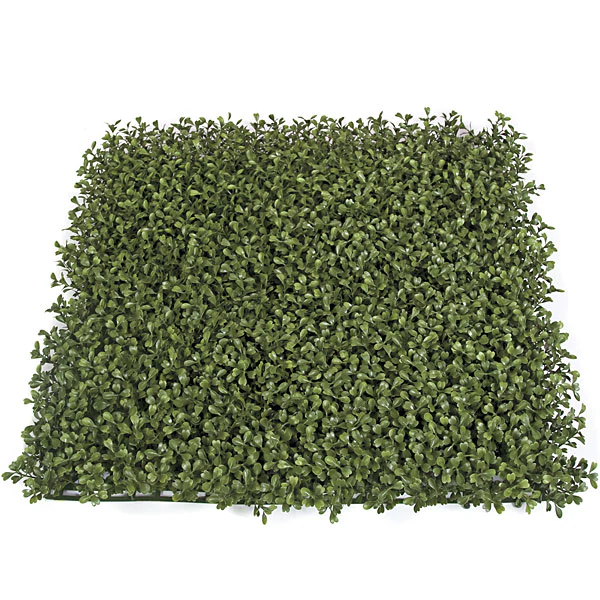 20"x20"x3" Outdoor UV-Resistant IFR Boxwood Artificial Mat -Green (Pack of 3)