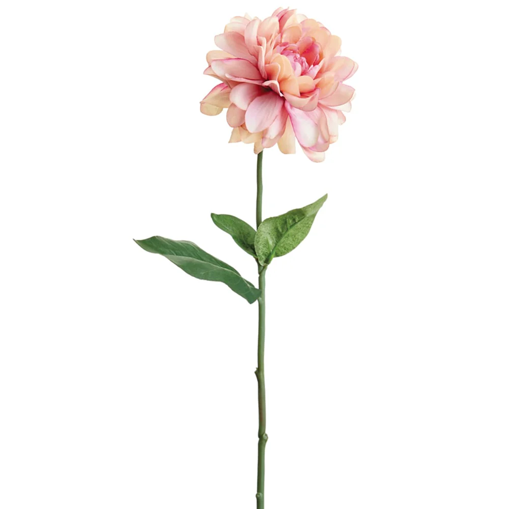 21" Dahlia Silk Flower Stem -2 Tone Pink (Pack of 12)