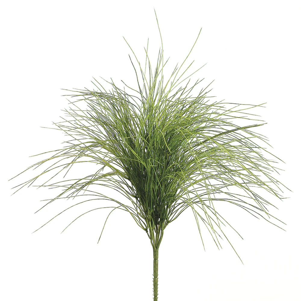 21" Plastic Willow Grass Artificial Plant -Green (Pack of 6)