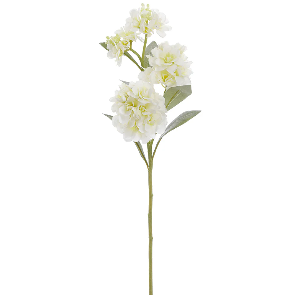 21" Real Touch Stock Silk Flower Stem -2 Tone Green (Pack of 12)