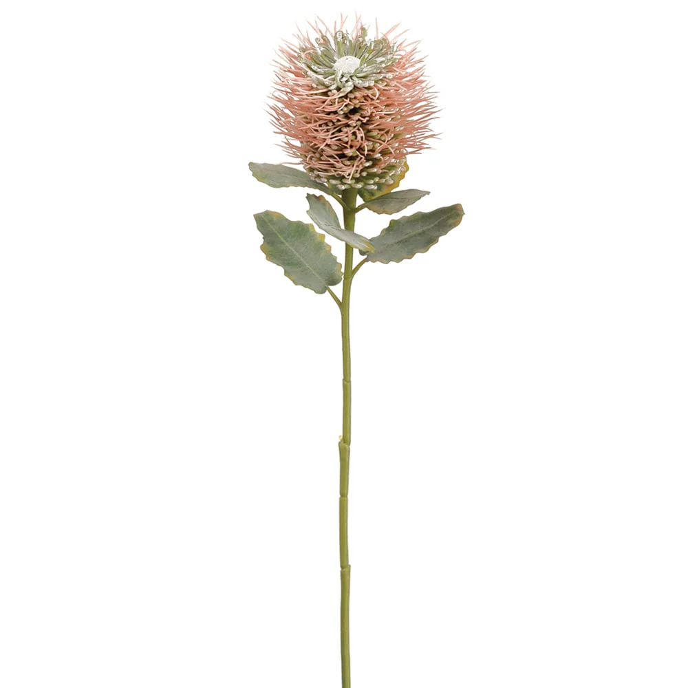 22" Protea Silk Flower Stem -Pink (Pack of 12)