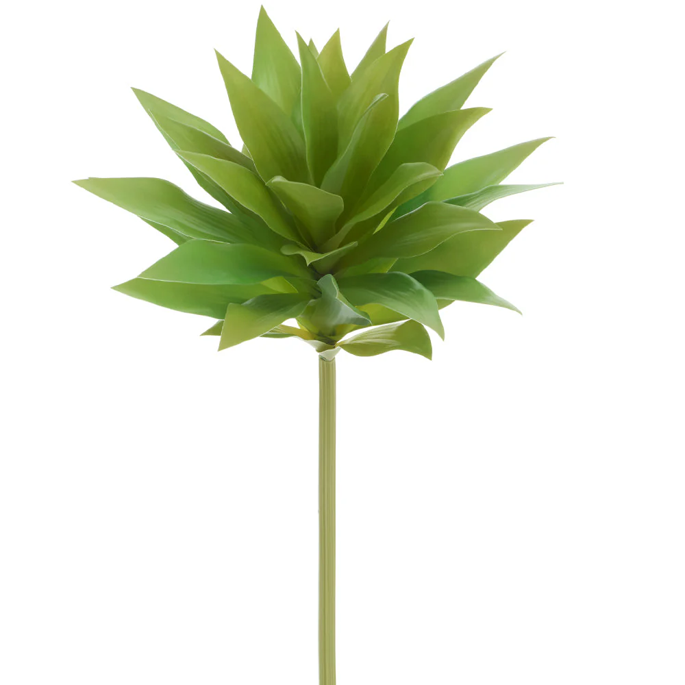 23.5" Artificial Dracaena Leaf Stem -Green (Pack of 12)