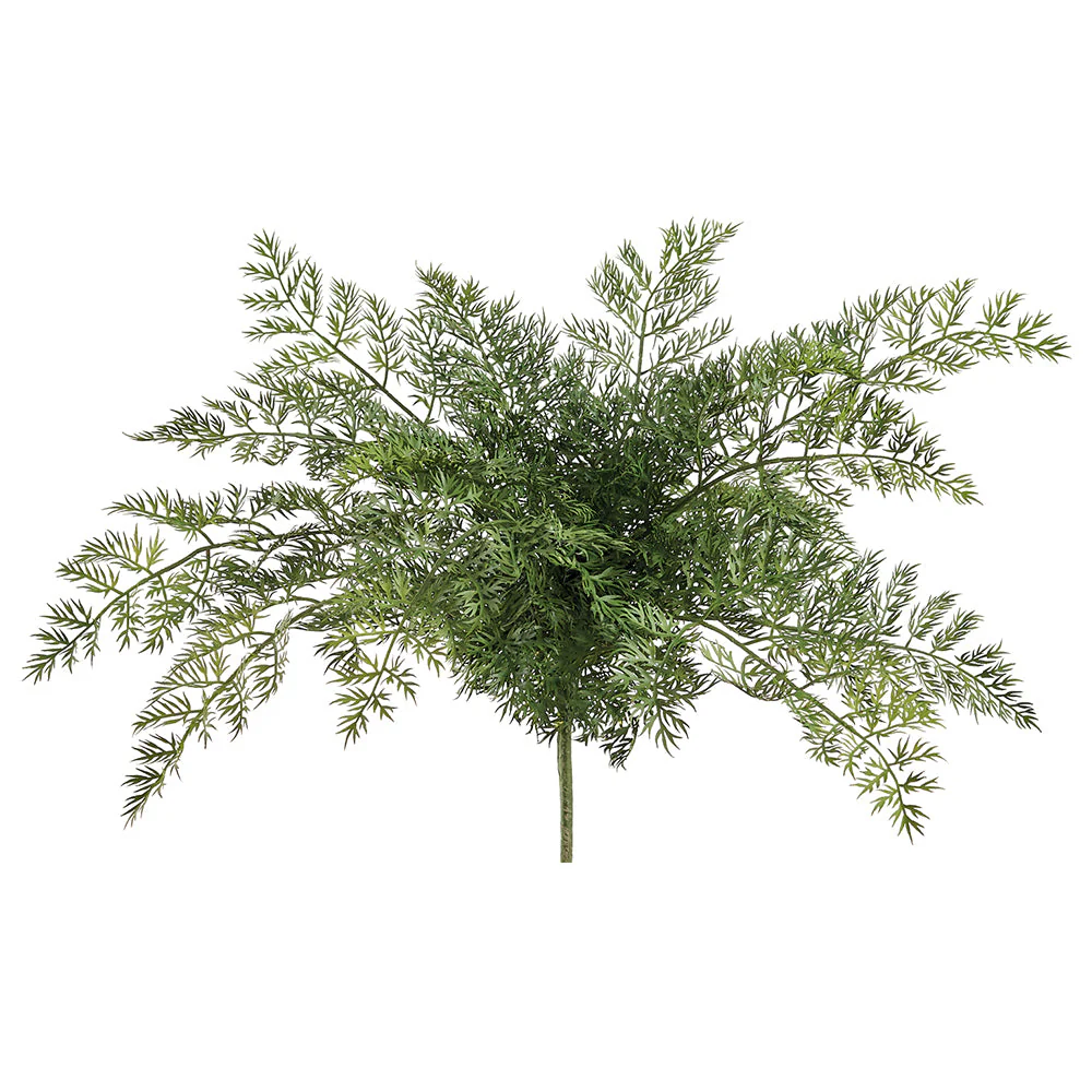 23" Hen And Chicken Fern Leaf Artificial Plant -Green (Pack of 6)