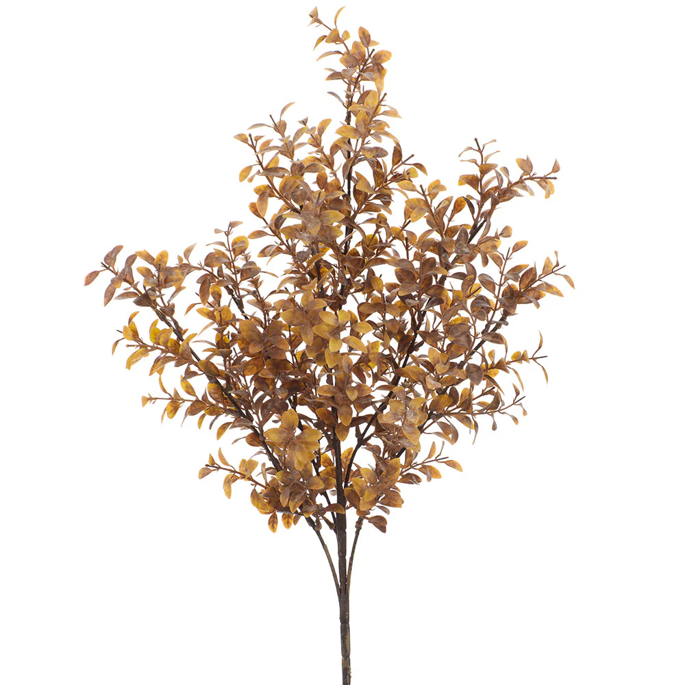 23" Tea Leaf Artificial Plant -Brown/Tan (Pack of 12)