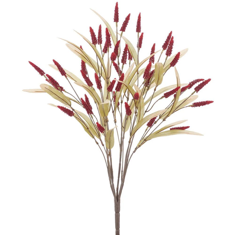 23" Veronica Silk Flower Bush -Burgundy (Pack of 12)