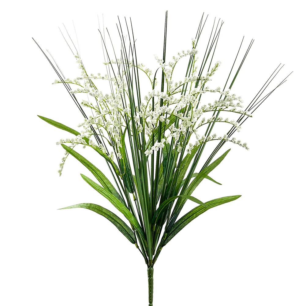24" Artificial Solidago Goldenrod Flower Bush -Cream (Pack of 12)