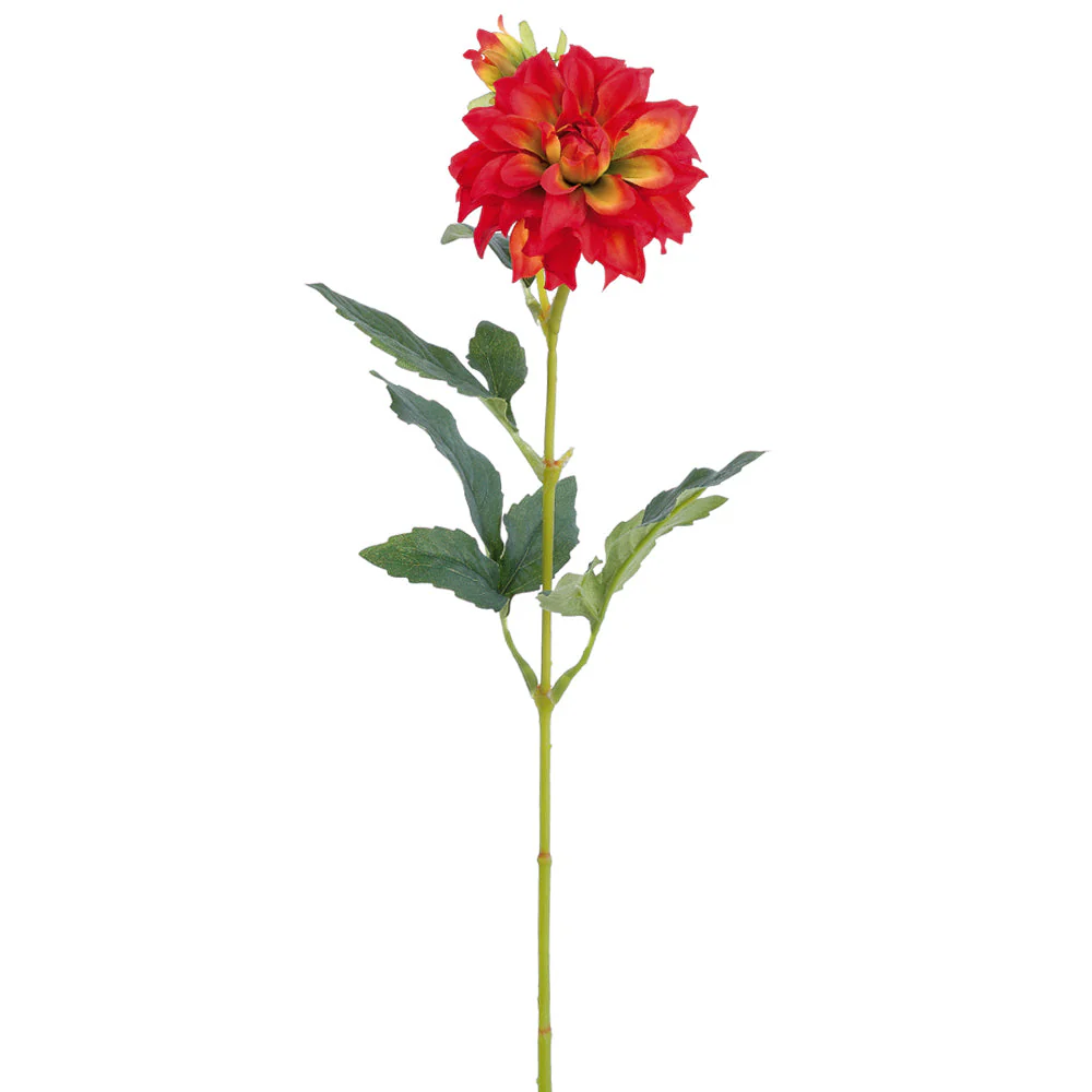 24" Dahlia Silk Flower Stem -Cerise (Pack of 12)