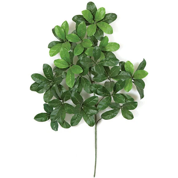 24" IFR Artificial Laurel Leaf Branch Stem -Green (Pack of 12)