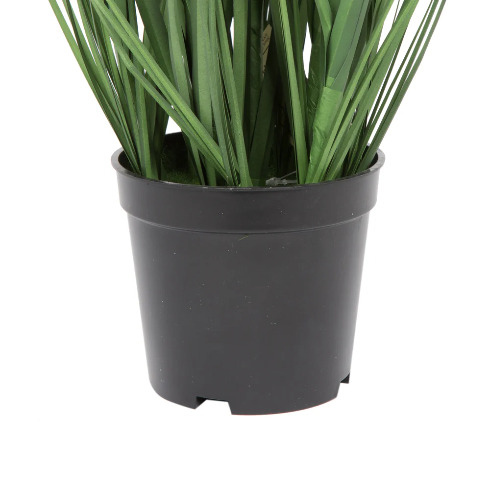 24" IFR PVC Brushed Grass Artificial Plant w/Pot -Green - Image 4