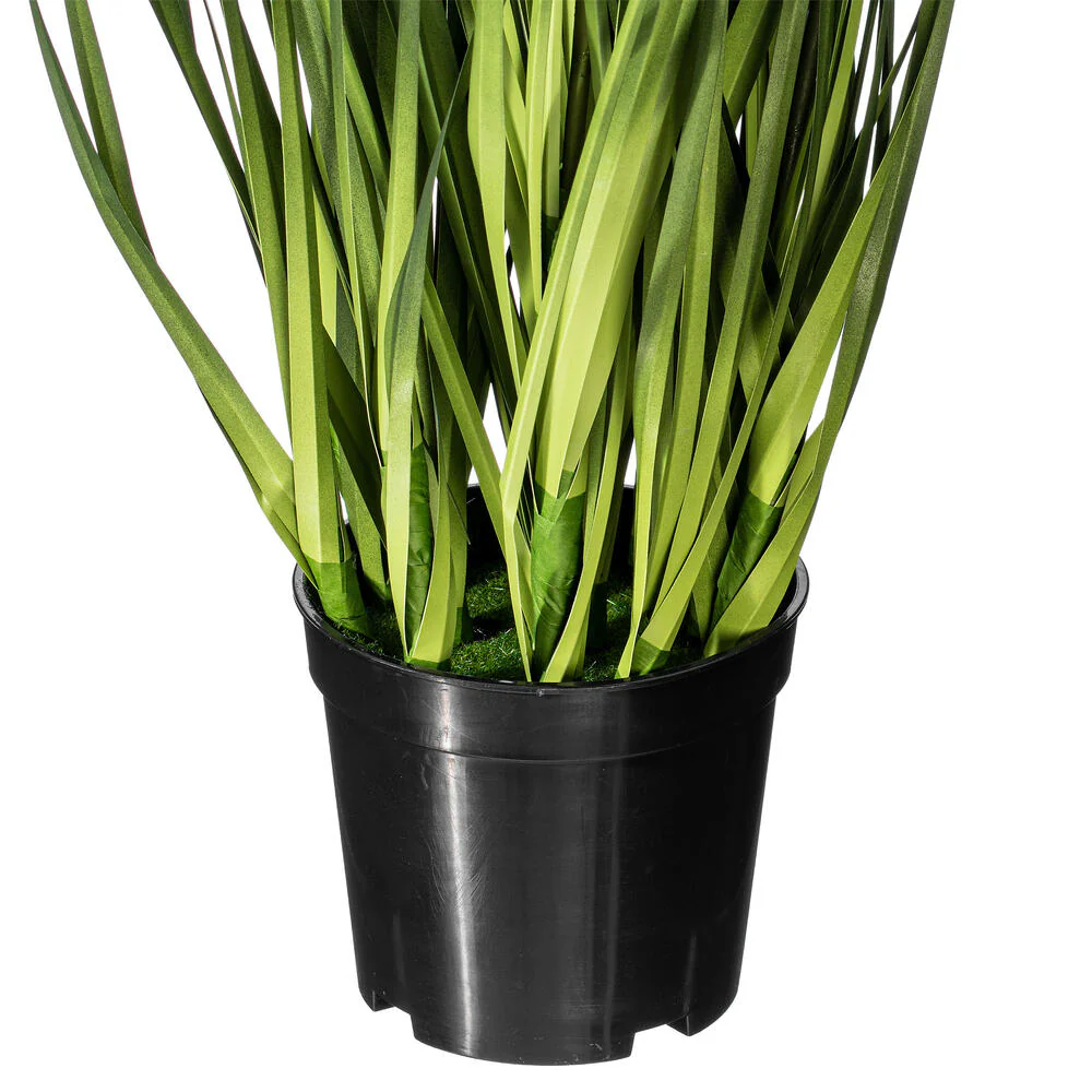24" IFR PVC Sheep's Grass Artificial Plant w/Pot -Green - Image 5