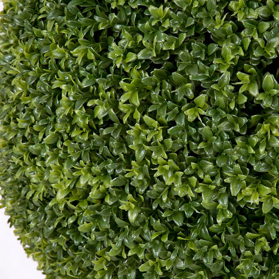 24" Outdoor UV-Proof Artificial English Boxwood Topiary Ball -2 Tone Green - Image 2