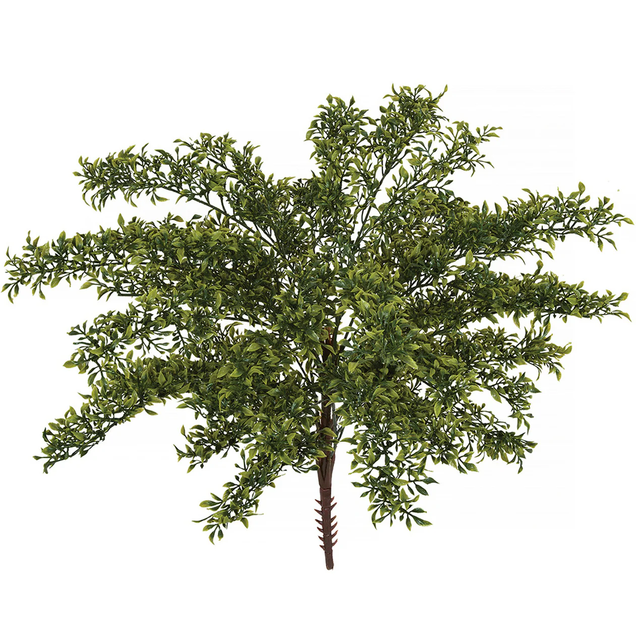 24" Outdoor UV-Proof Artificial Ming Aralia Plant -Green (Pack of 3)