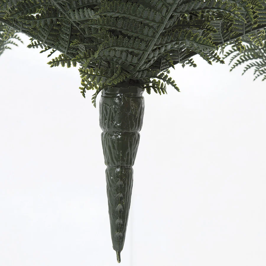 24"Hx33"W Outdoor UV-Proof Artificial Ruffle Fern Plant -Green (Pack of 2) - Image 2