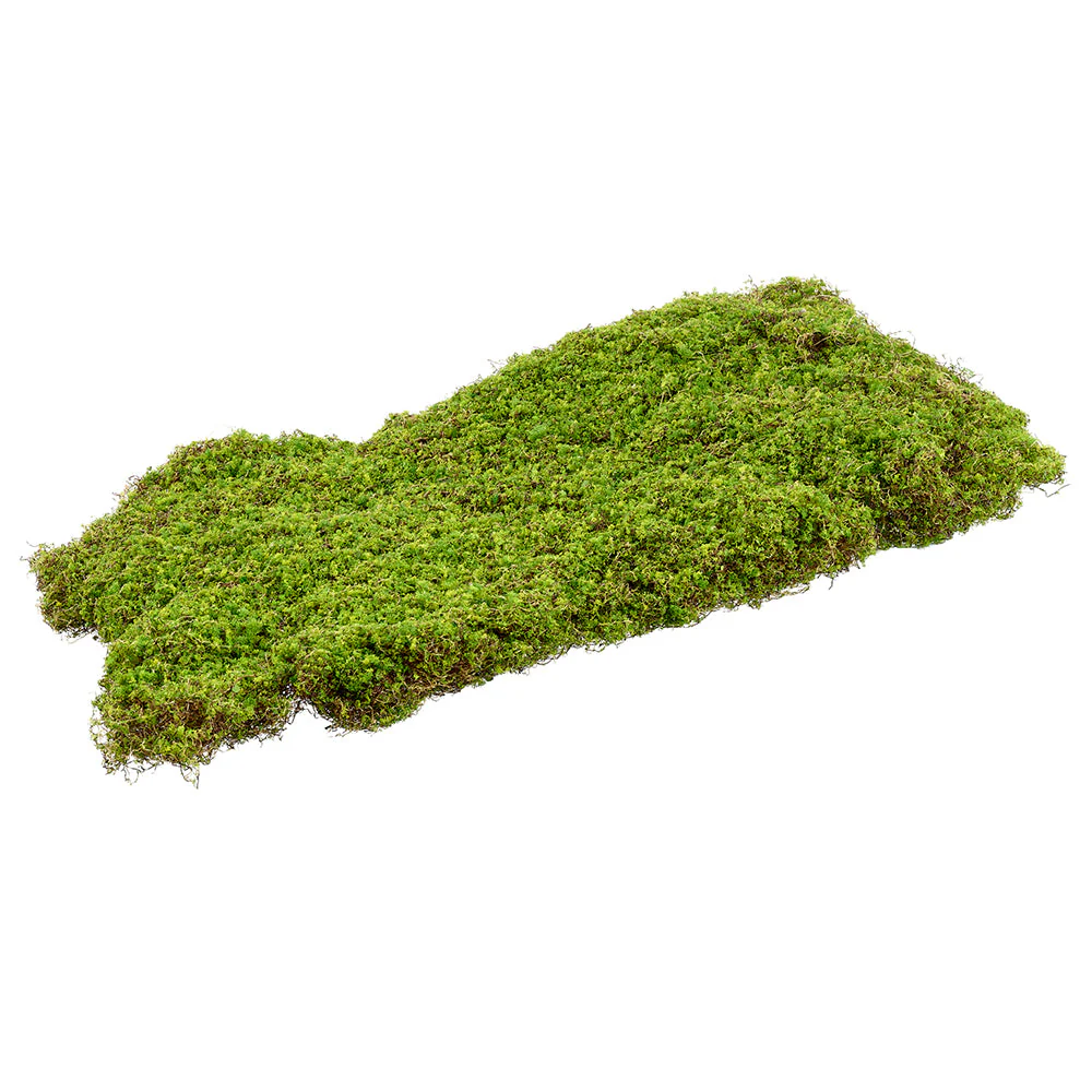 25.5"x15.5" Artificial Plastic Moss Mat -Green (Pack of 6)