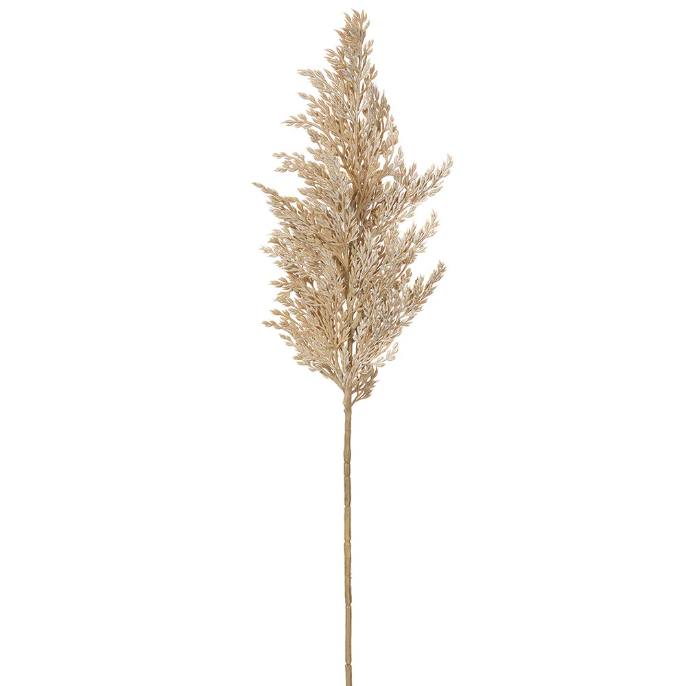25" Artificial Pampas Grass Stem -Cream (Pack of 12)