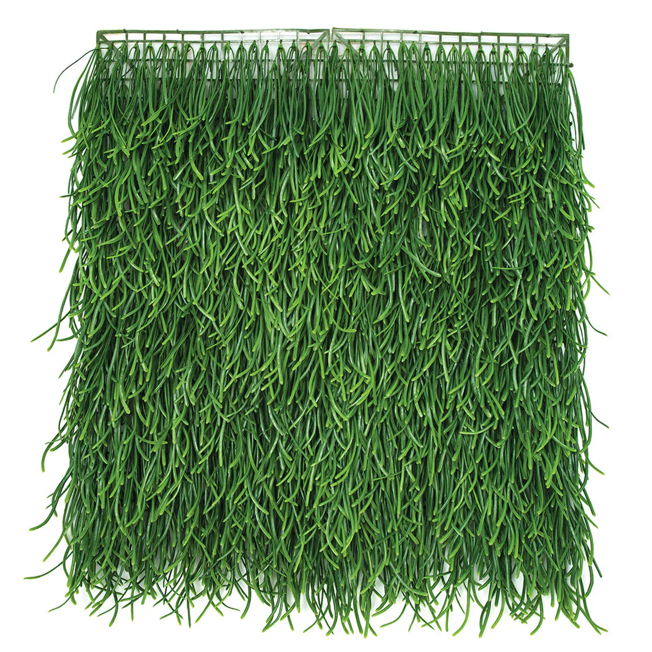 25"x20" Outdoor UV-Proof IFR Artificial Hanging Grass Mat -Dark Green (Pack of 2)