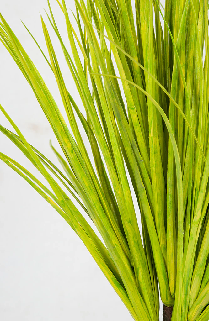26" Outdoor UV-Proof Artificial Onion Grass Plant -Green/Yellow (Pack of 4) - Image 2