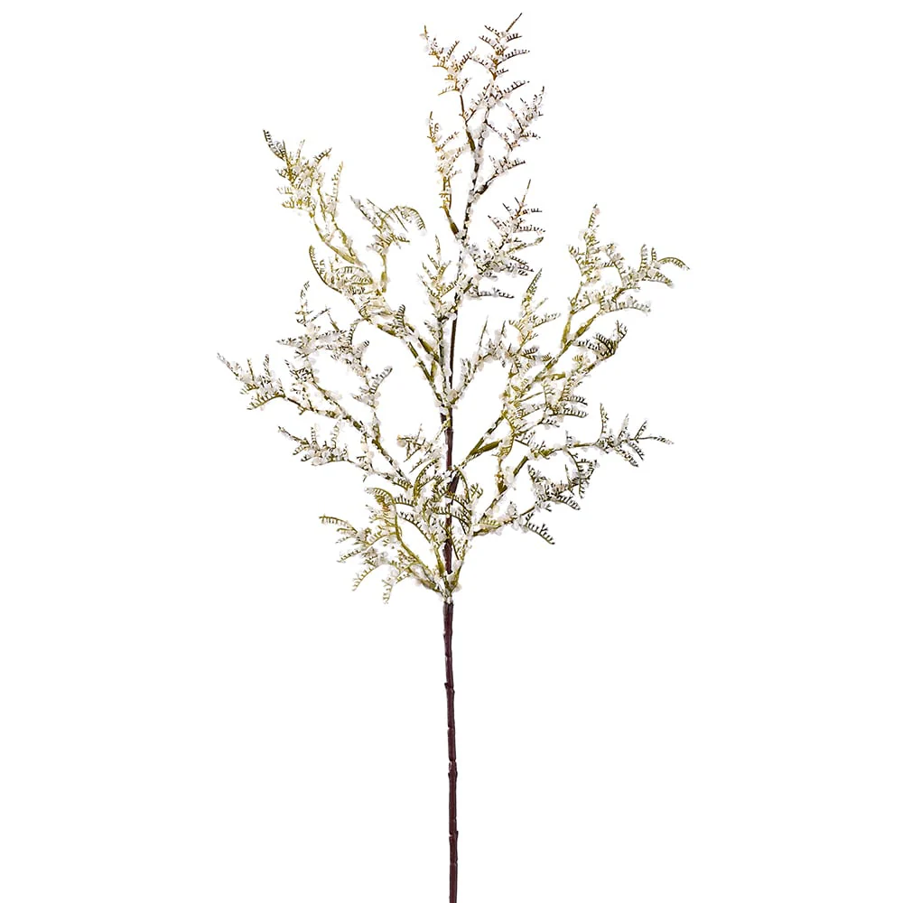 27" Artificial Caspia Flower Stem -Cream (Pack of 12)
