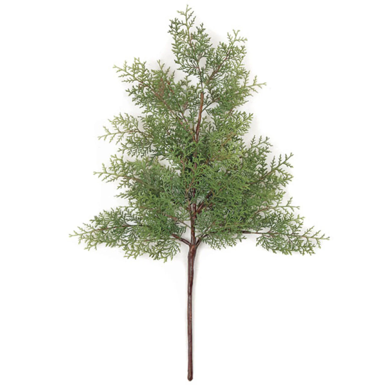 27" Artificial Cedar Stem -Green (Pack of 12)