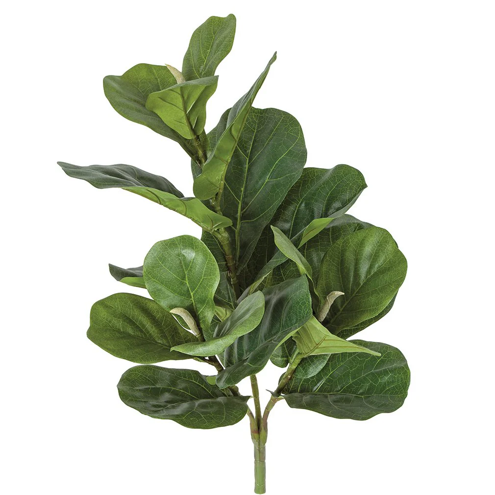 27" IFR Artificial Fiddle Leaf Fig Stem -Green (Pack of 6)