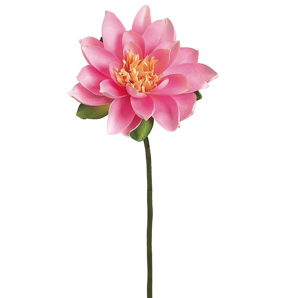27" Silk Lotus Bloom Flower Spray -Pink (Pack of 12)