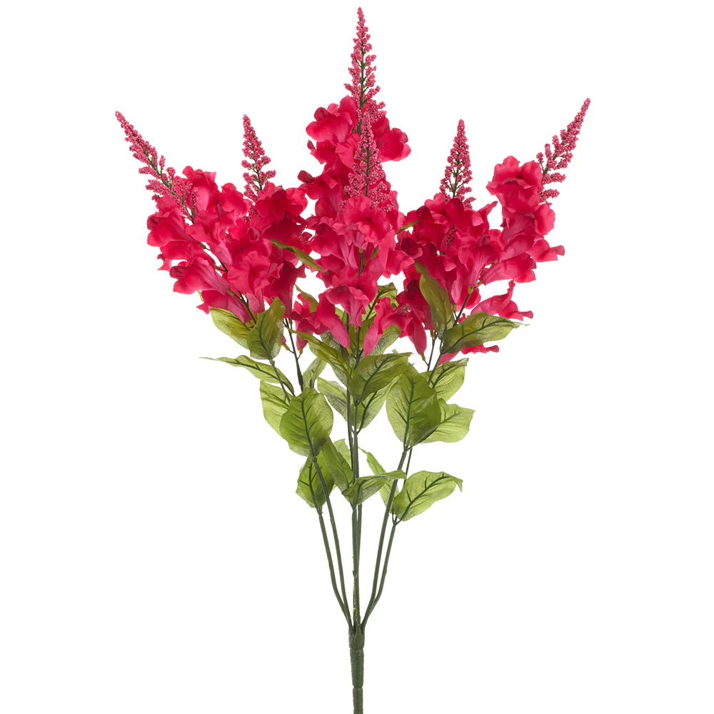 27" Snapdragon Silk Flower Bush -Beauty (Pack of 12)