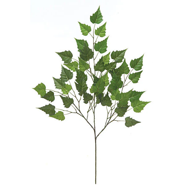 28" Artificial Birch Branch Stem -Green (Pack of 24)