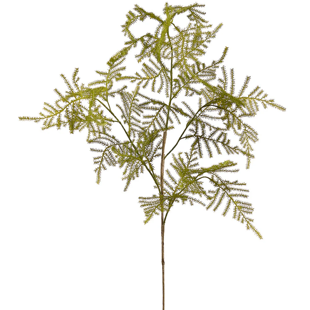 28" Asparagus Fern Leaf Artificial Stem -Green (Pack of 12)
