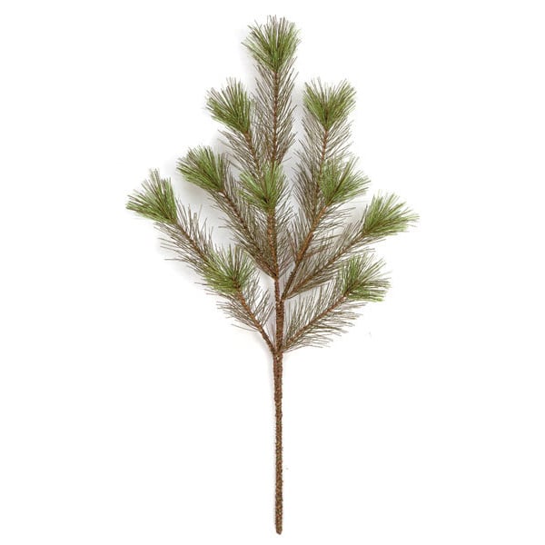 28" IFR Artificial PVC Pine Stem -Green (Pack of 12)