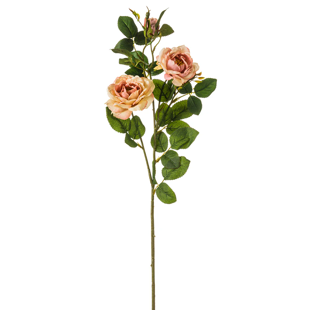 28" Silk Rose Flower Stem -Mauve (Pack of 12)