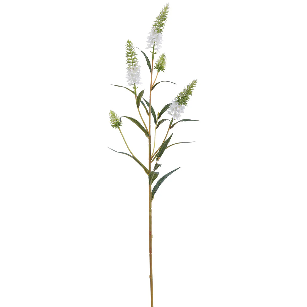 29.5" Astilbe Artificial Flower Stem -White (Pack of 12)