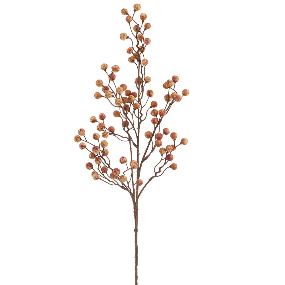 29.5" Berry Artificial Stem -Orange (Pack of 12)
