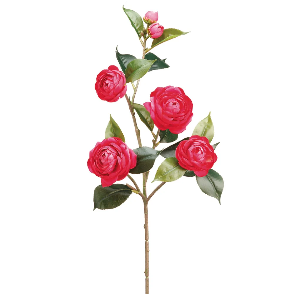 29.5" Silk Camellia Flower Spray -Beauty (Pack of 12)