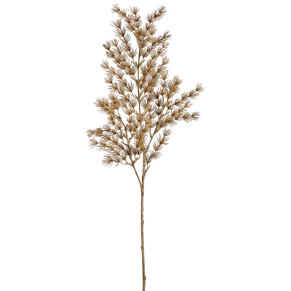 29" Artificial Umbrella Asparagus Fern Leaf Stem -Beige/Green (Pack of 12)