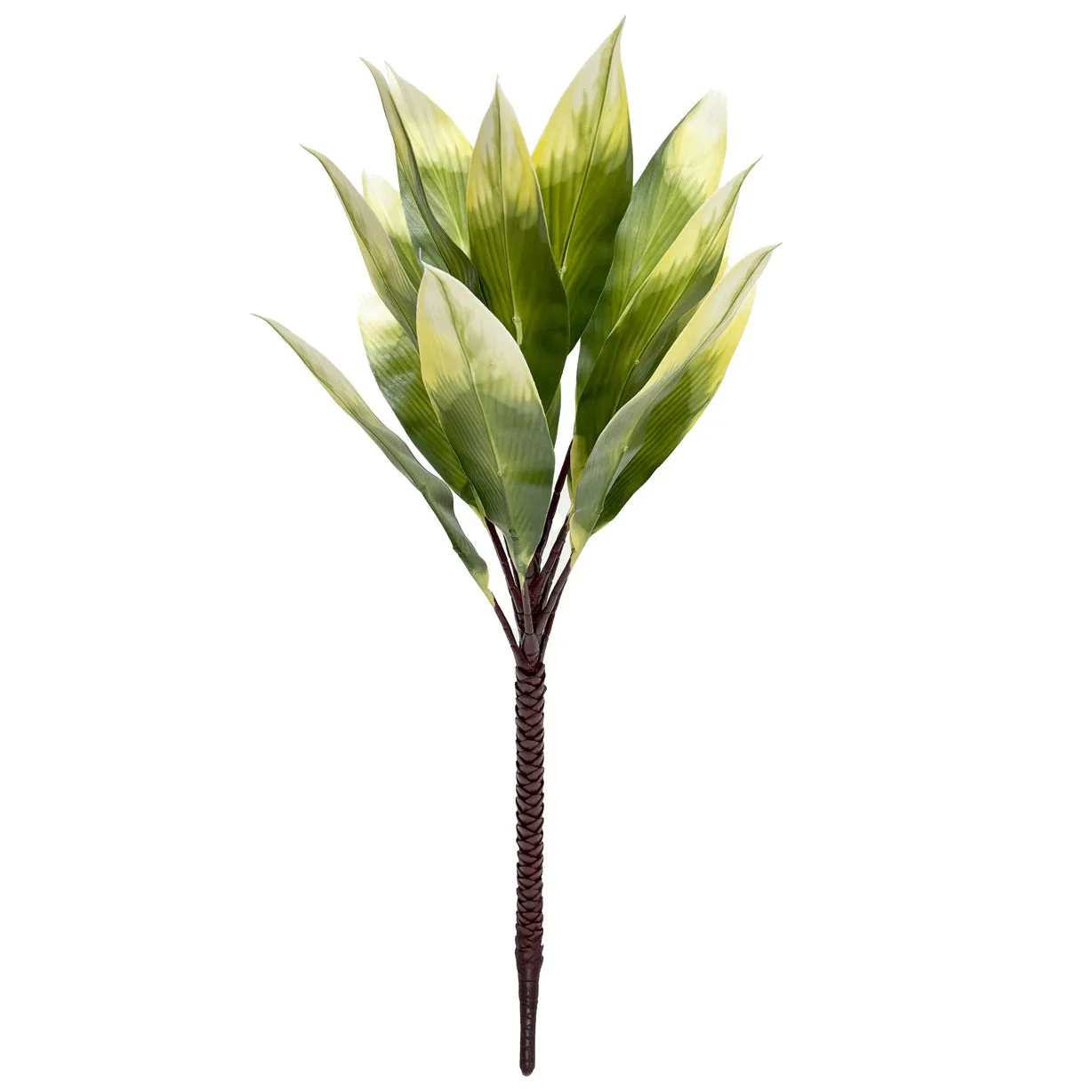3' Outdoor UV-Proof Artificial Cordyline Plant -Cream/Green (Pack of 2)