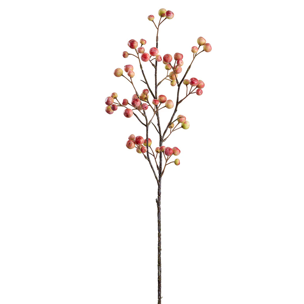 30.5" Artificial Crabapple Fruit Stem -Red (Pack of 12)