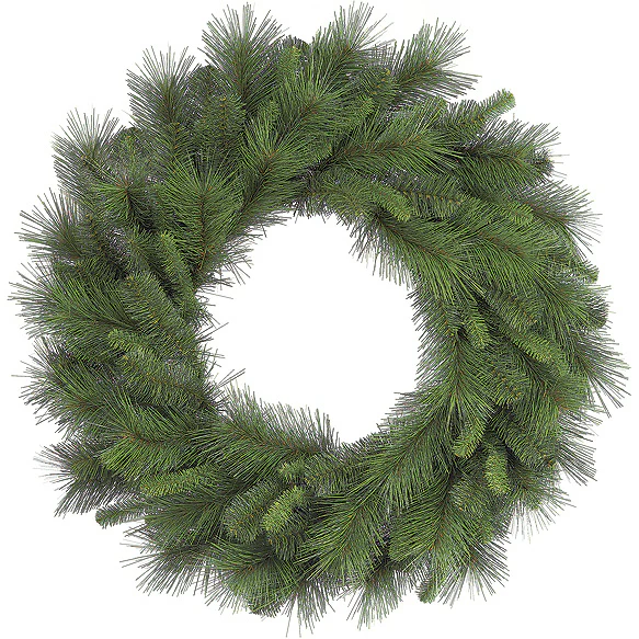 30" Artificial Mixed Pine Wreath -Green (Pack of 2)