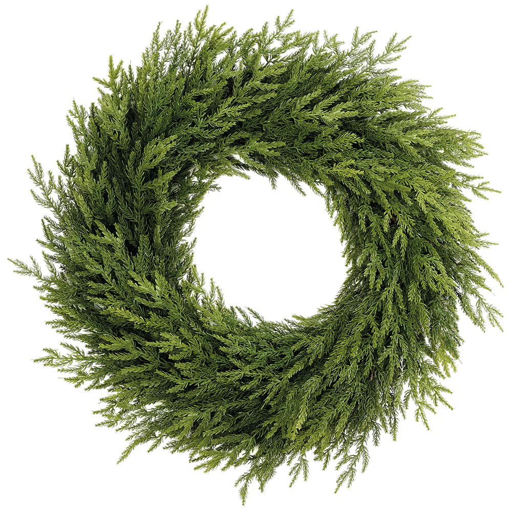 30" Artificial Spruce Wreath -Green (Pack of 2)