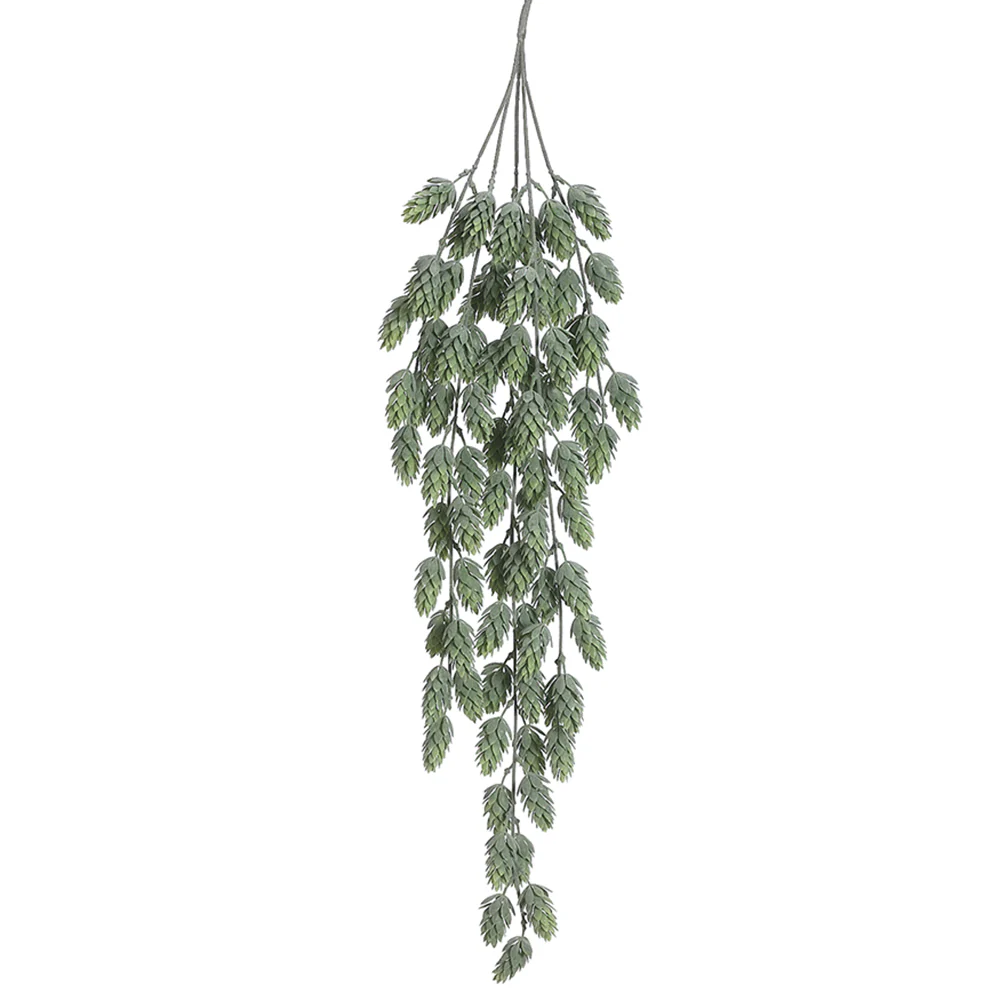 30" Hops Artificial Hanging Plant -Green/Gray (Pack of 12)