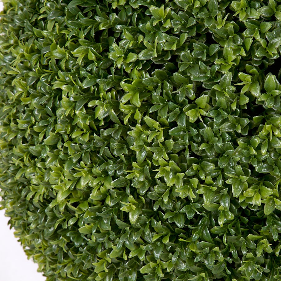 30" Outdoor UV-Proof Artificial English Boxwood Topiary Ball -2 Tone Green - Image 2