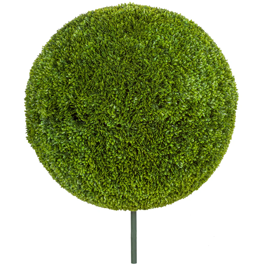 30" Outdoor UV-Proof Artificial Japanese Boxwood Ball-Shaped Topiary -Green