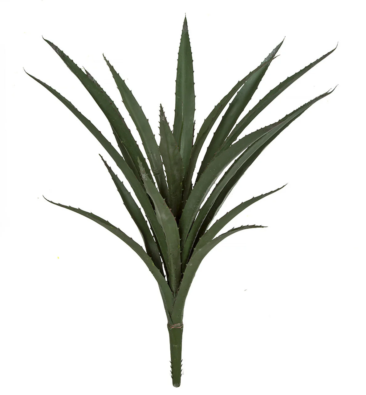 31.5" Outdoor UV-Resistant IFR Artificial Agave Plant -Green/Red (Pack of 4) - Image 2