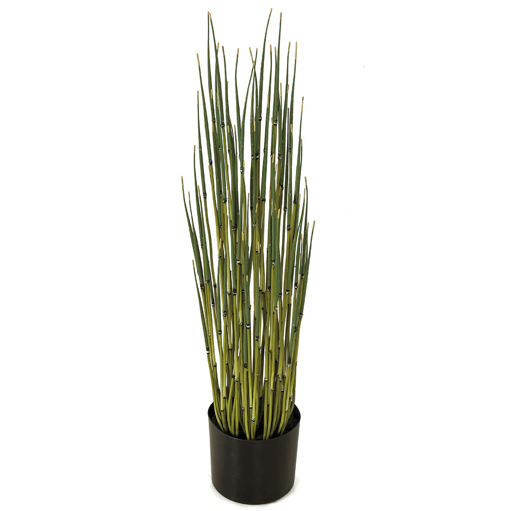 31" Artificial Equisetum Stem Plant w/Pot -2 Tone Green (Pack of 2)
