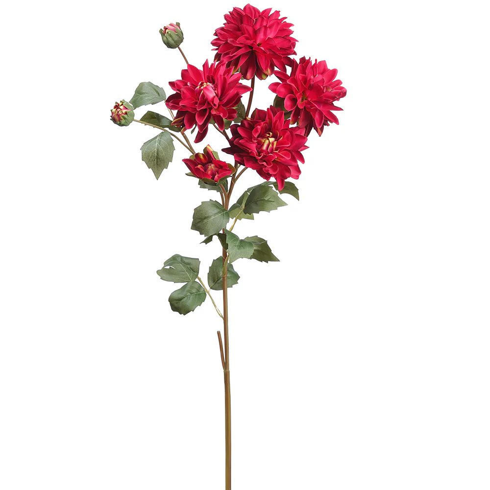 31" Dahlia Silk Flower Stem -2 Tone Beauty (Pack of 6)