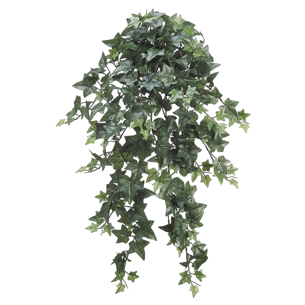 31" Medium Sage Ivy Silk Hanging Plant -262 Leaves -2 Tone Green (Pack of 6)