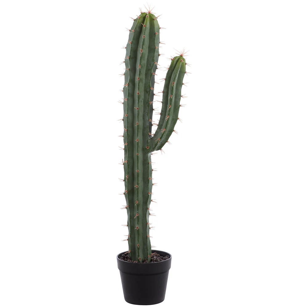 31" Saguaro Cactus Artificial Plant w/Plastic Pot -Green (Pack of 4)