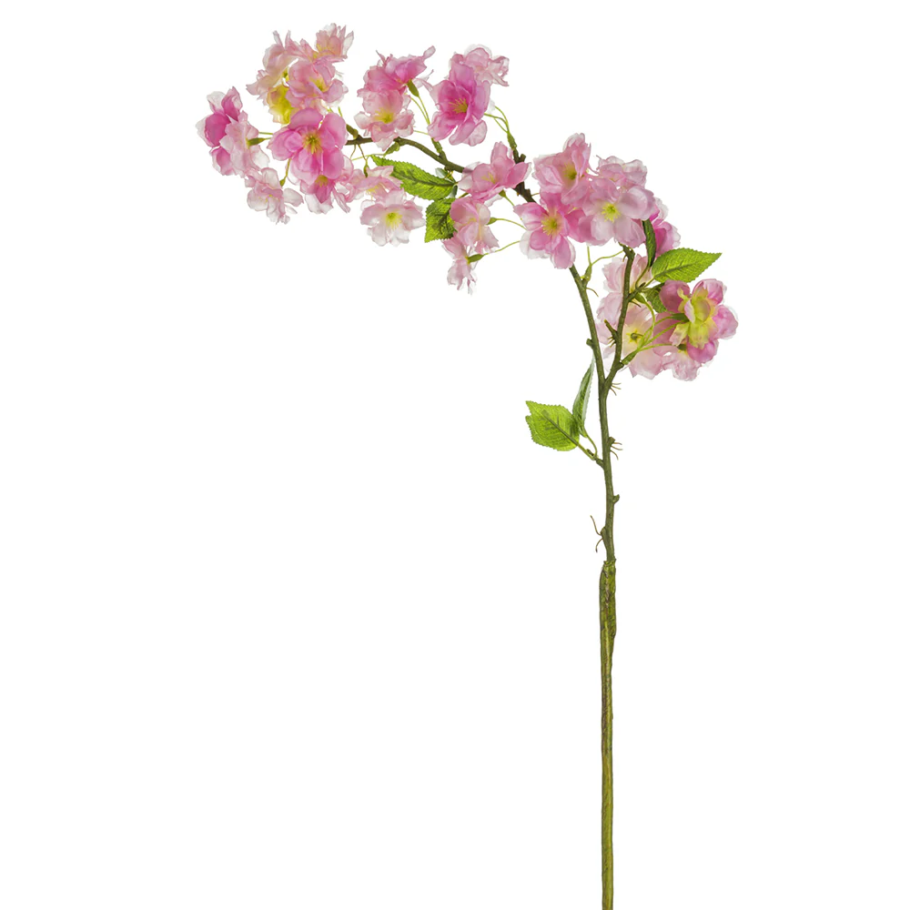 31" Silk Cherry Blossom Flower Stem -Pink (Pack of 12)
