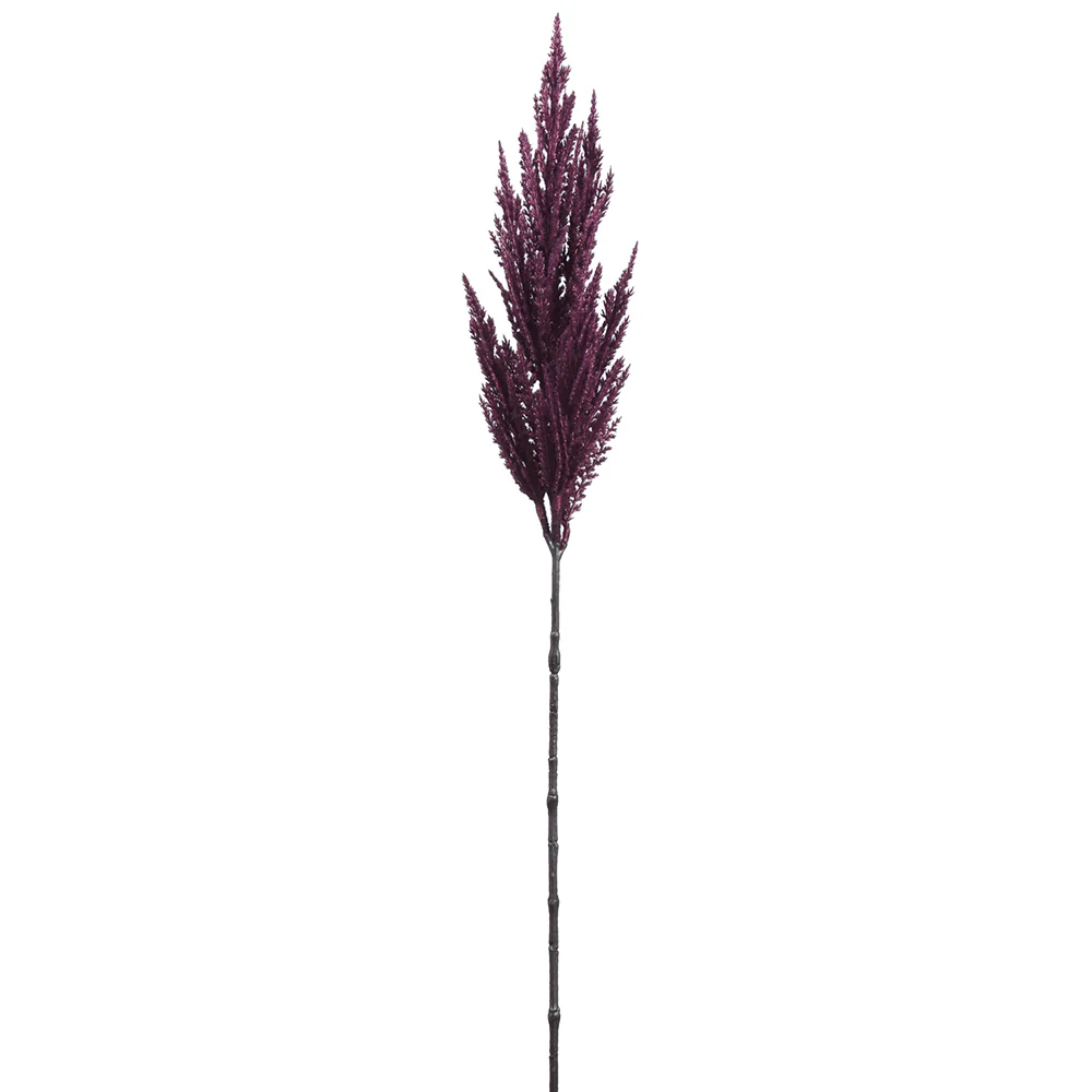 32" Artificial Pampas Grass Stem -Purple (Pack of 12)