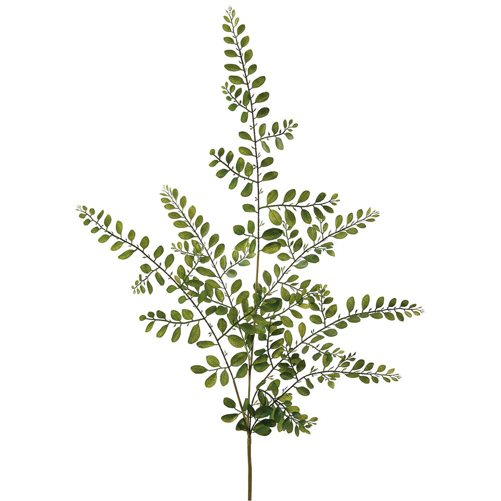 32" Outdoor UV-Resistant Artificial Water Locust Leaf Stem -Green (Pack of 6)